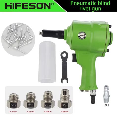 HIFESON Pneumatic Rivet Gun Air Nail Blind Ferramenta Rebites Pop Autom