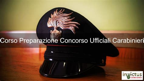 Corso Preparazione Concorso Ufficiali Carabinieri