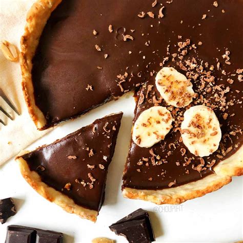 Tarte Chocolat Banane Healthy Sainplement Healthy