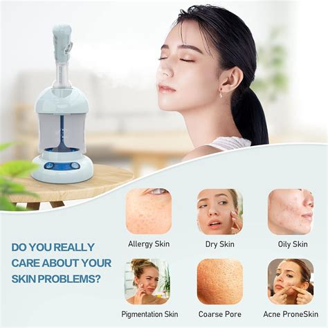 Buy Facial Steamer - Nano Ionic Face Steamer with 360° Rotatable ...