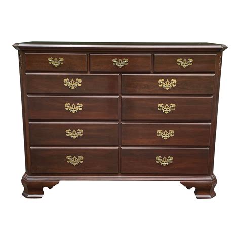 Ethan Allen Georgian Court Cherry Dresser Chairish