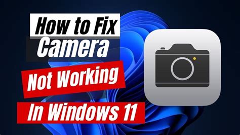 How To Fix Camera Not Working In Windows Easy Tutorial Youtube