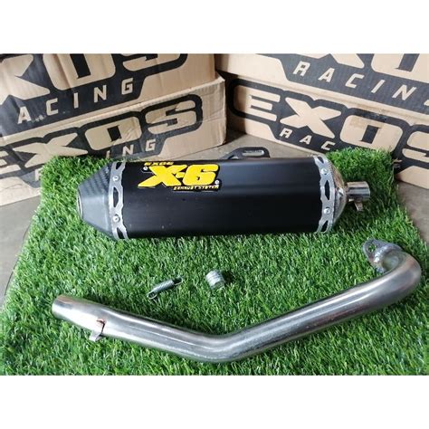 Exos X6 Pipe For Nmax Version 1 Shopee Philippines