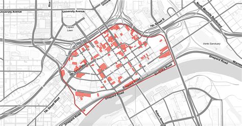 Downtown Minneapolis Map