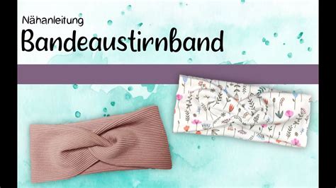 Bandeau Stirnband N Hen Anleitung Stirnband N Hen F R Anf Nger