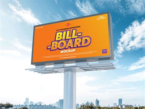 Free City Outdoor Billboard Mockup Psd Psfiles