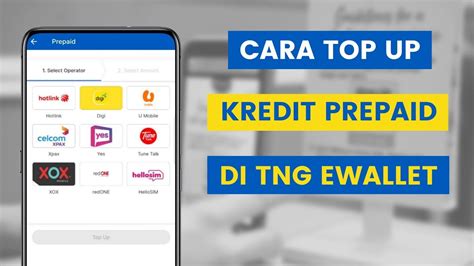 Cara Tambah Nilai Kredit Prepaid Di Tng Ewallet Prepaid Reload Top