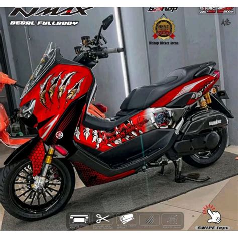 Jual Stiker Decal All New Nmax Full Body Motif Cakar Shopee Indonesia