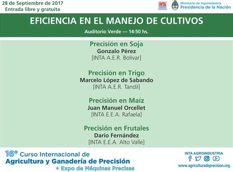 Inta Agroindustria On Twitter Panel Eficiencia En El Manejo De