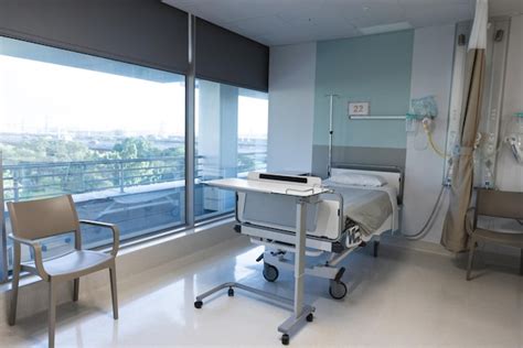 Premium Photo General View Of Patient Room With Bed Medical