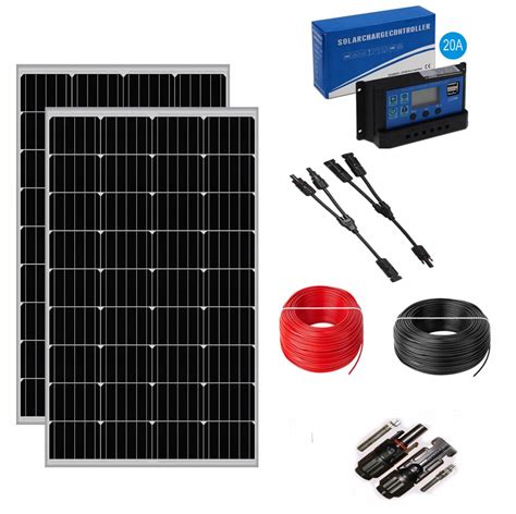 PANEL SOLARNY MONO ZESTAW 200W REG 20A Pmc2100 Cena Opinie