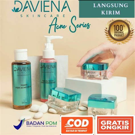 Jual Paket Lengkap Daviena Skincare Acne Series Daviena Cream Davina