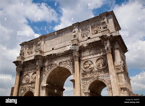 Famous Arch In Rome Stock Photo Alamy
