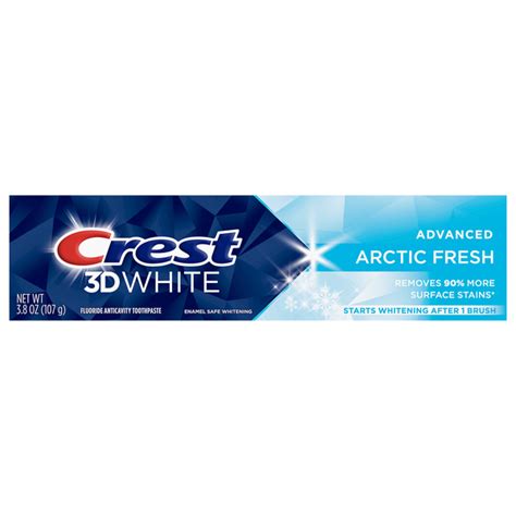 Save On Crest 3D White Fluoride Anticavity Whitening Toothpaste Arctic