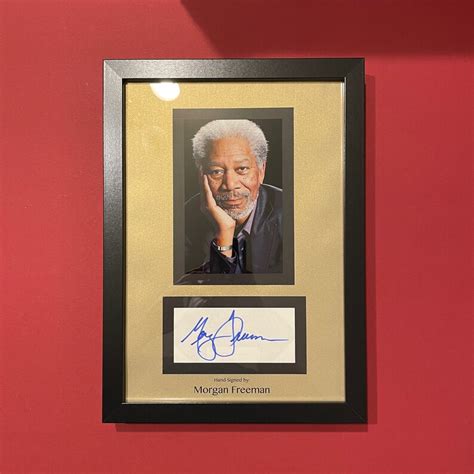 Framed Morgan Freeman Authentic Hand Signed Autograph With Etsy