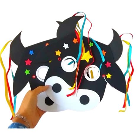 Mascara Bumba Meu Boi - Máscara folclore bumba meu boi-dinossauro variadas lembrancinha festa ...