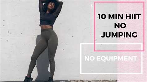 10 Min Hiit Workout No Jumping Full Body Fat Burning Low Impact