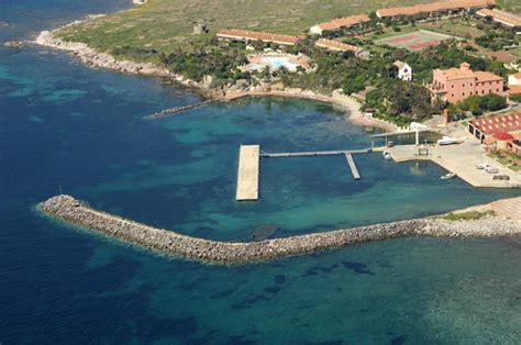 Villamarina Harbour In On Piana Island Sardinia Italy Marina