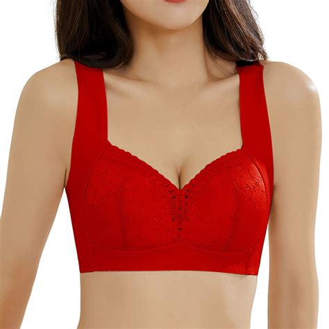 Youmylove Women Bra Comfortable Sexy Large Chest Small Underwear Thin