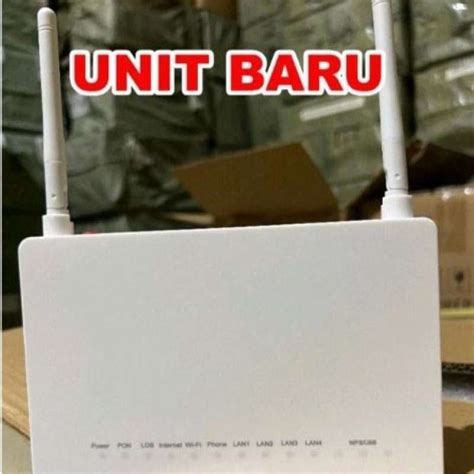 Jual Modem Onu Zte Epon F477 Eksternal Antena Putih Bersih Di Seller