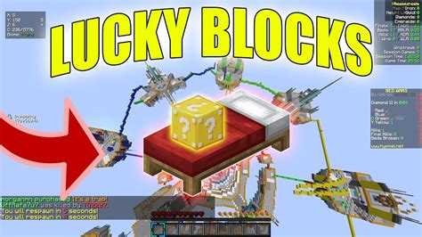 BEDWARS Pero Con LUCKY BLOCKS YouTube