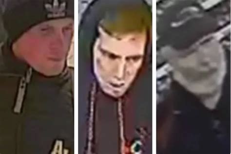 Wanted Cops Hunting Three Men Release Cctv Images After Attempted