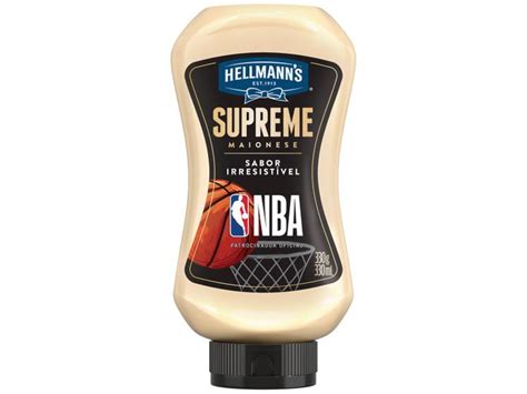 Maionese Hellmanns Supreme NBA 330g Maionese Vegetal Magazine Luiza