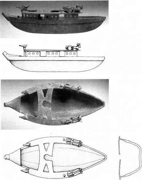 Navicella Nuragica Del VII Sec A C Presso Il Museo Di Archeologico Di