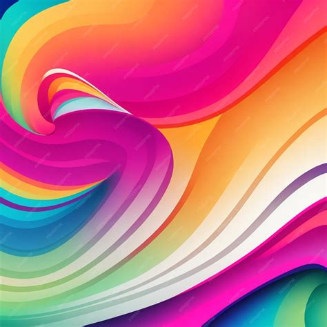 Premium Ai Image Vector Abstract Color Waves Design Element