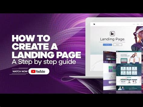 How To Create A Landing Page YouTube