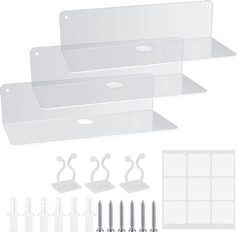 Etagere Murale Blanche Lot De 2 Etagere Murale Sans Percage