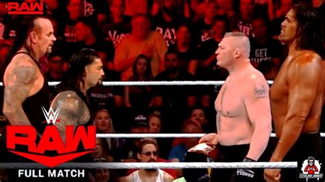 Full Match The Undertaker Vs Roman Reigns Vs Brock Lesnar Vs The