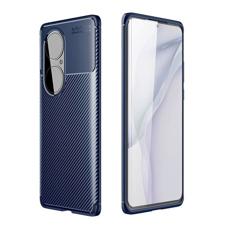 RMPACK Huawei P50 Pro Tok Szilikon TPU NEW Carbon Fiber Karbon Minta