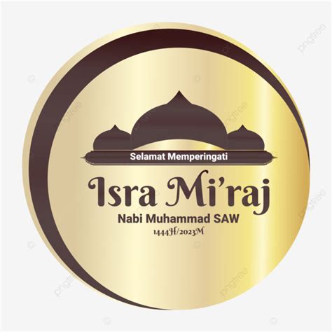 Greeting Card Of Commemorating Isra Miraj 2023 Year 1444 Hijriyah Isra Miraj Vector Isra Miraj