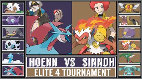 Quarterfinal HOENN vs SINNOH Elite 4 Pokémon Tag Team Tournament