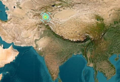 With a 7.2 Magnitude, A Strong Hits Earthquake In Tajikistan