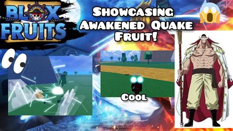 Showcasing Awakened Quake Fruit Here In Blox Fruits Blox Fruit