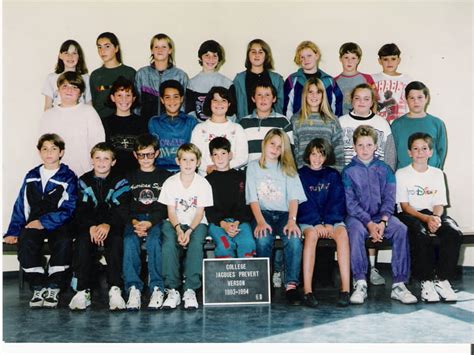 Photo De Classe 6ème D De 1993 Collège Jacques Prévert Copains Davant