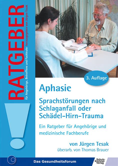 Aphasie Sprachstörungen nach Schlaganfall oder Schädel Hirn Trauma