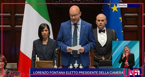 Lorenzo Fontana Eletto Presidente Della Camera Le Sue Prime Parole