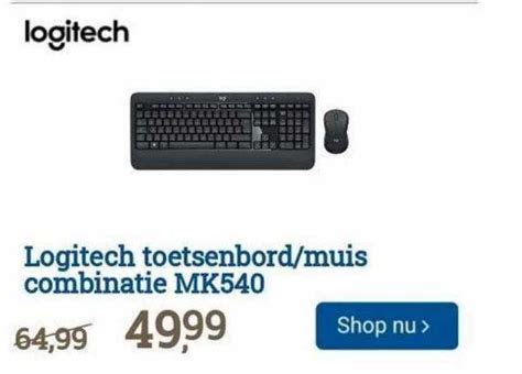 Logitech Toetsenbord Muis Combinatie Mk Aanbieding Bij Bcc Folders Nl