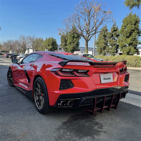 Vicrez Z51 Gloss Carbon Fiber Rear Spoiler Vz102107 Chevrolet