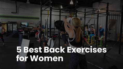 Best Back Exercises For Women L At Gym Beginners