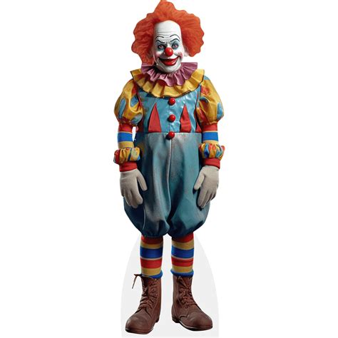 Horror Clown Traditional Mini Cardboard Cutout Standee