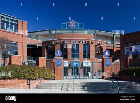 Durham Bulls Athletc Park, stadium of the Durham Bulls baseball team ...