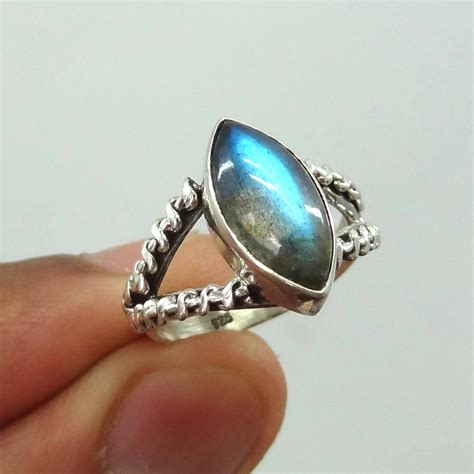 Labradorite Ring Handmade Ring Sterling Silver Ring