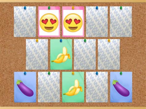 EMOJIS MEMO TEST Matching Pairs