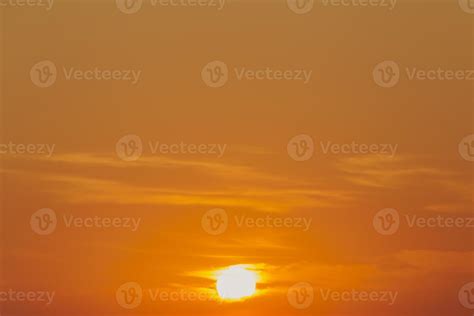 orange sky with sun at sunset 21631903 Stock Photo at Vecteezy