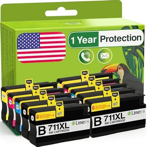 711xl Ink Cartridge Combo Pack Replacement For Hp 711 Xl