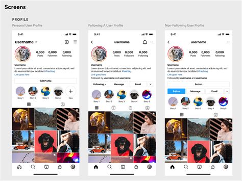 Instagram Ui Psd